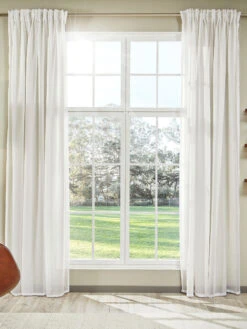 Vorhang Mit Gardinenband, Ecru