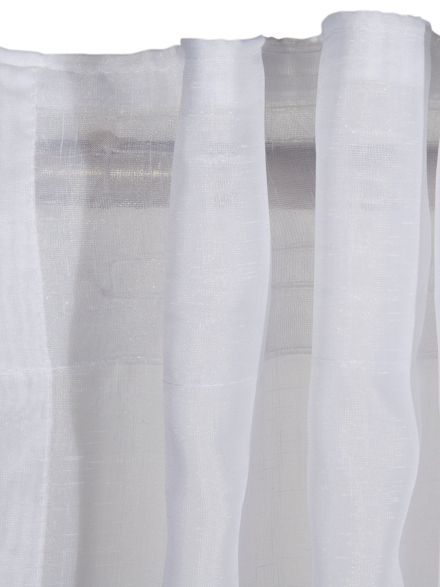 Vorhang Mit Gardinenband, Weiss – Bild 4