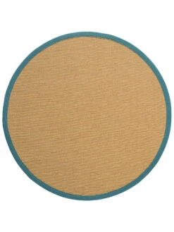 Sisal-Teppich, Petrol