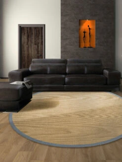 Sisal-Teppich, Graphit