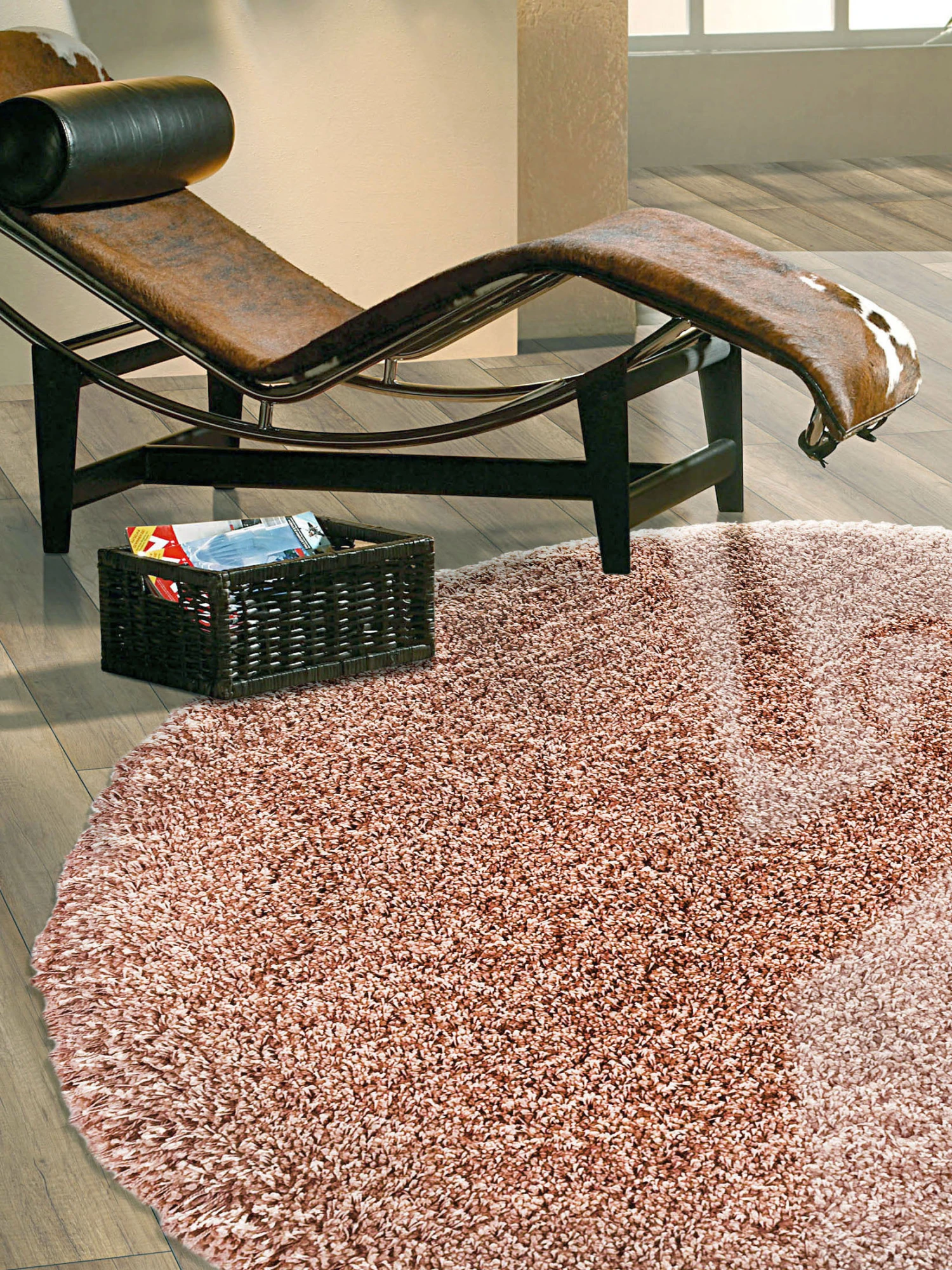 Hochflor-Teppich, Rose