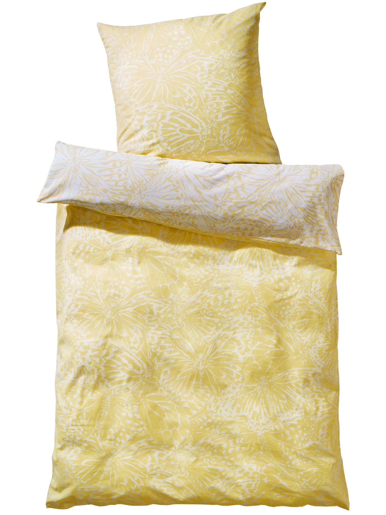 Satin-Bettwäsche, Gelb – Bild 2