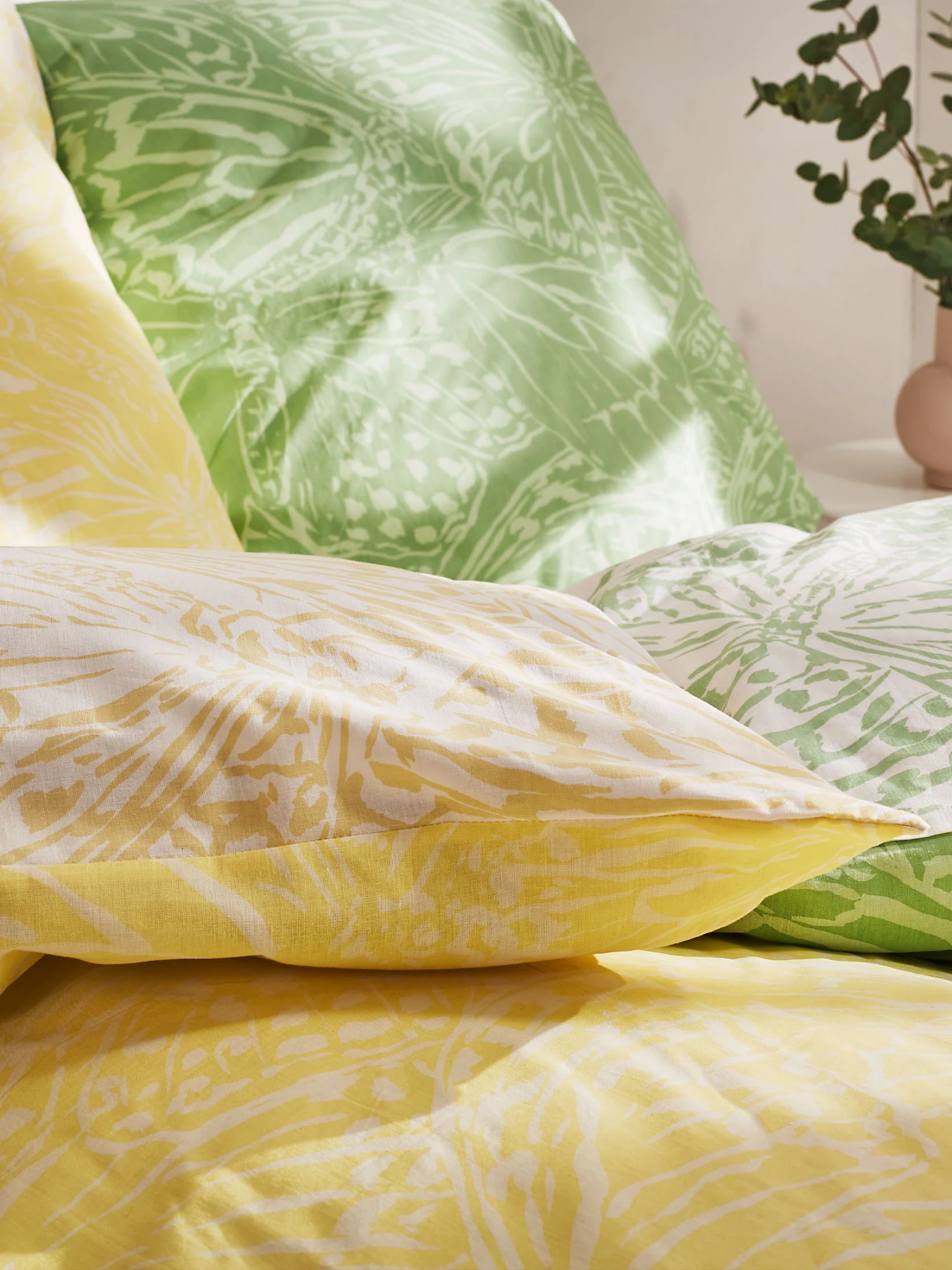 Satin-Bettwäsche, Gelb – Bild 5