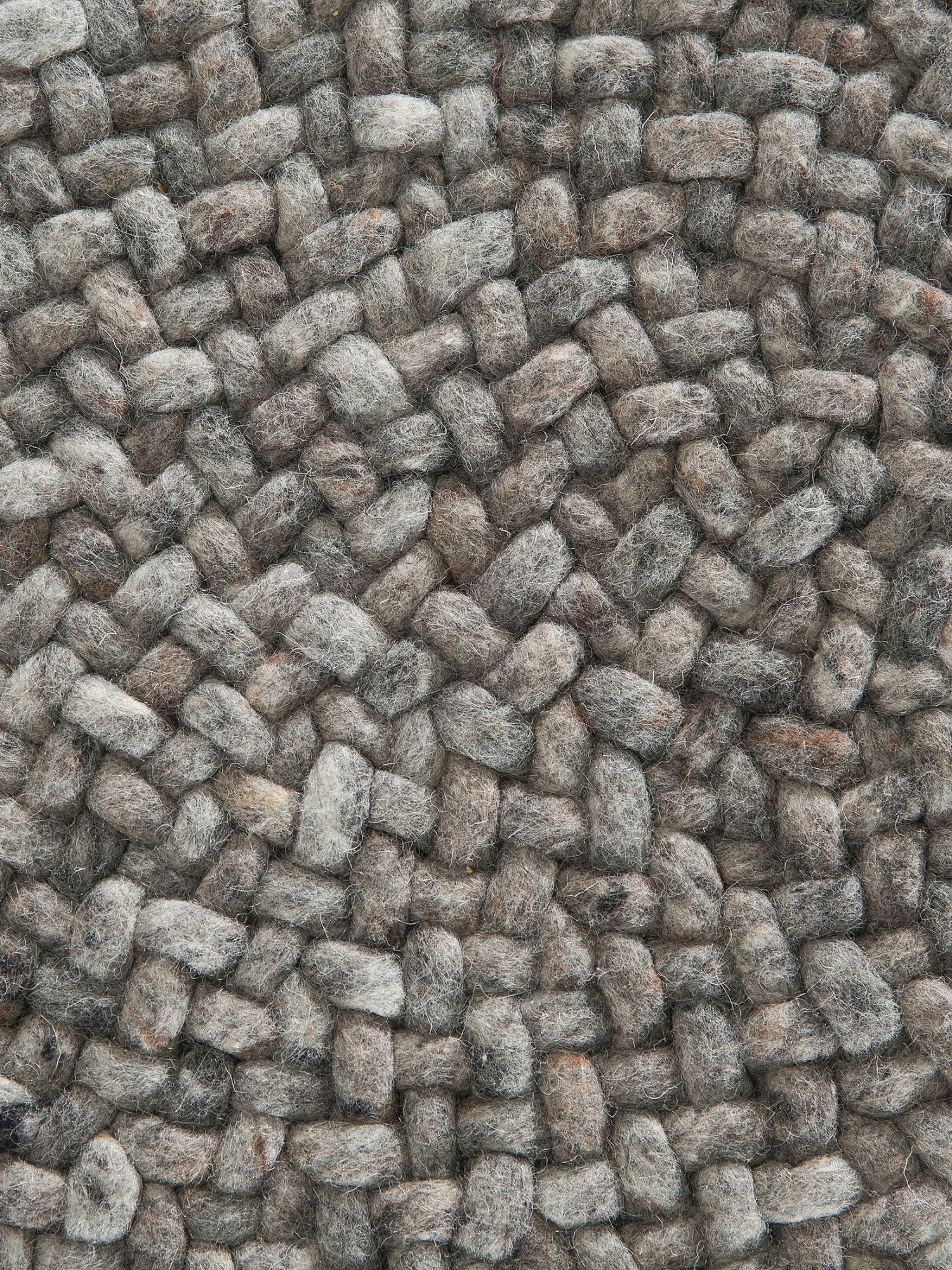 Woll-Teppich, Grey Natural – Bild 4