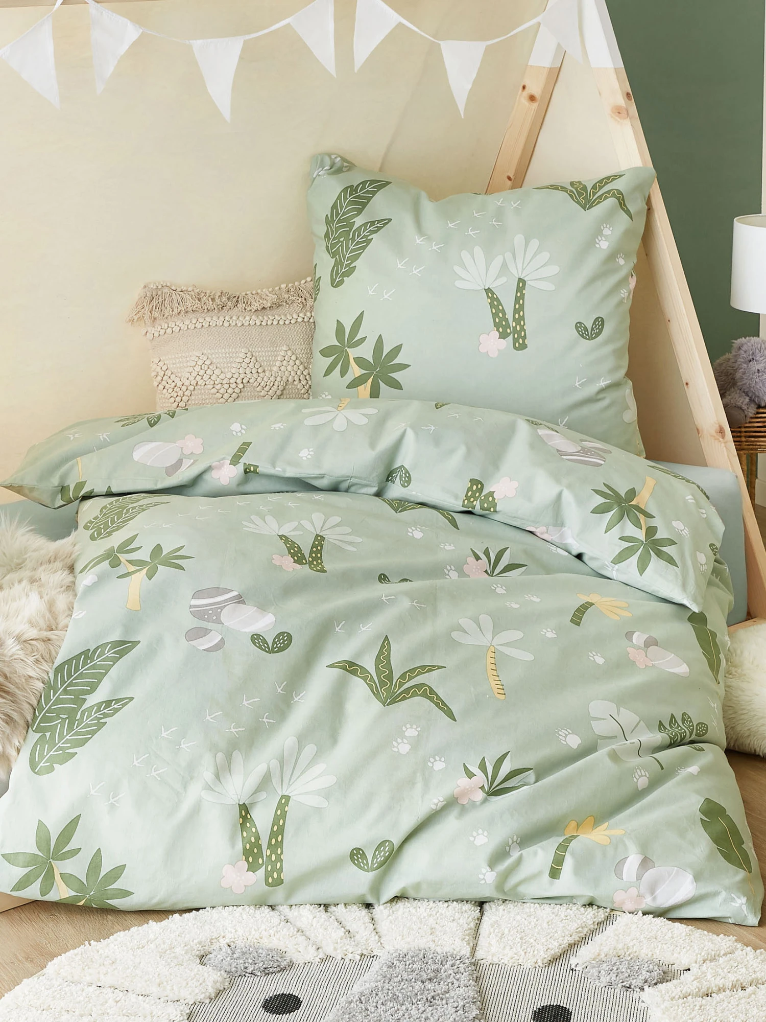 Kinderbettwäsche, Jungle Green