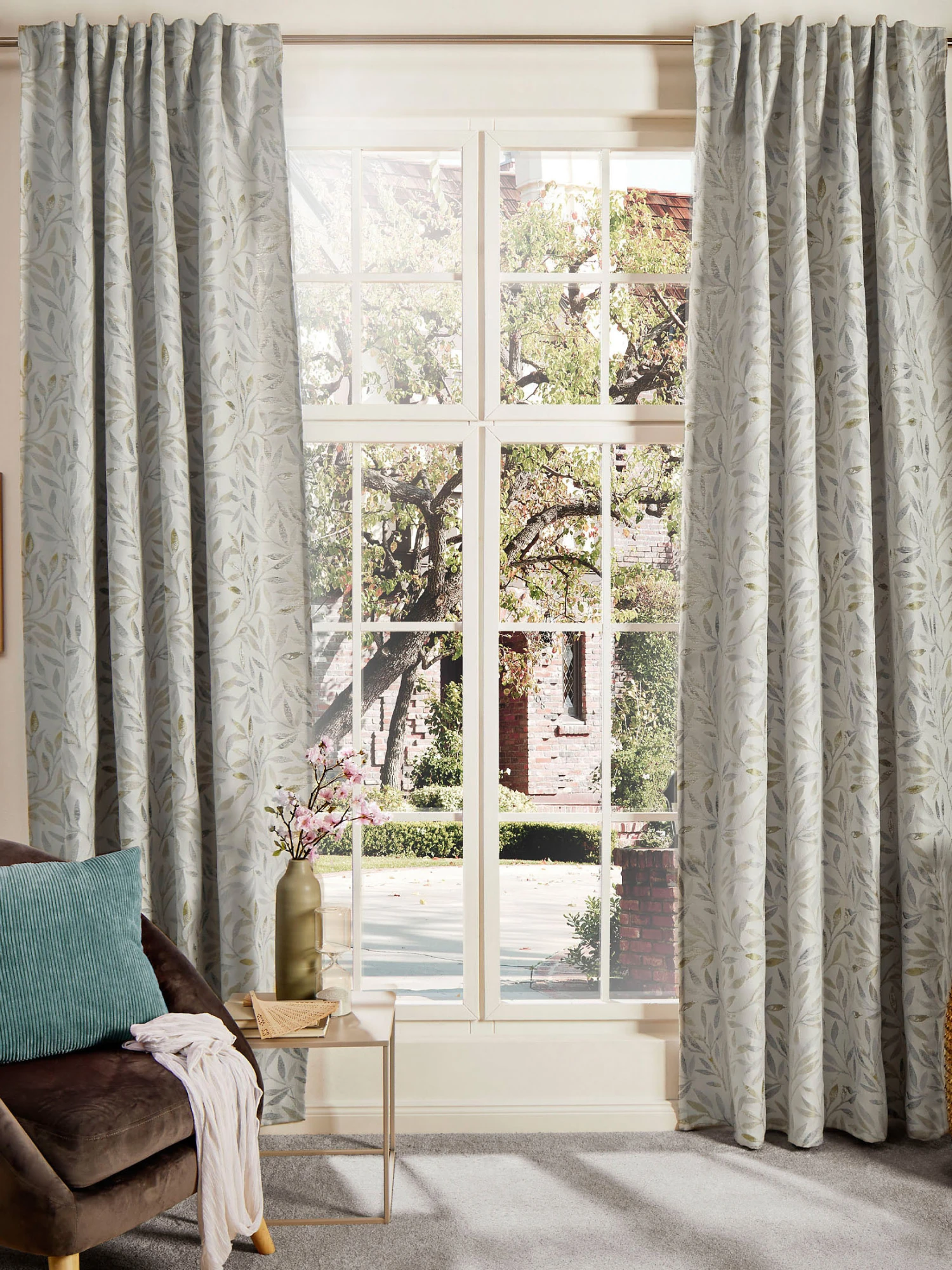 Vorhang Mit Gardinenband, Lindgrün