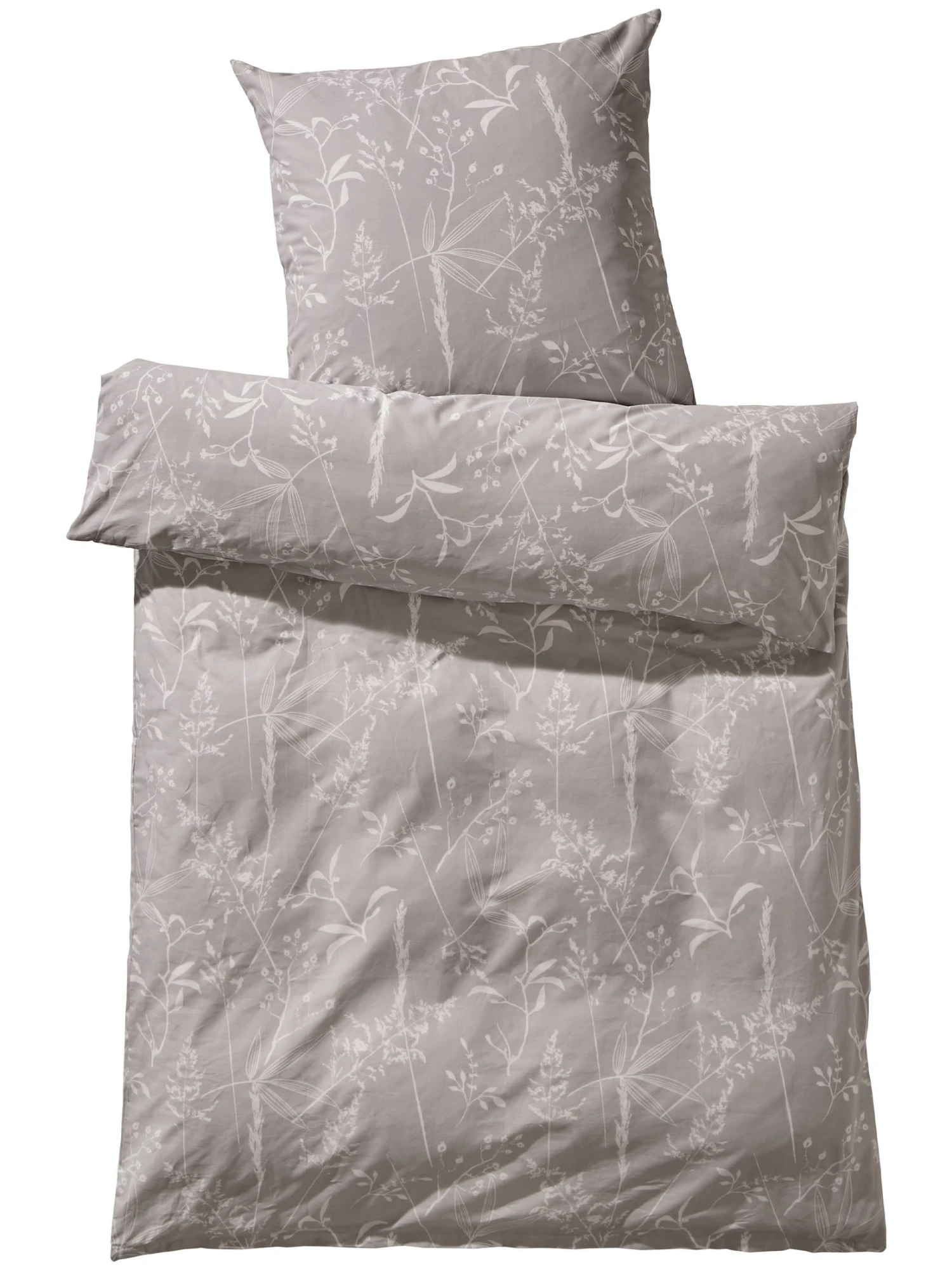 Renforcé-Bettwäsche, Grau – Bild 2