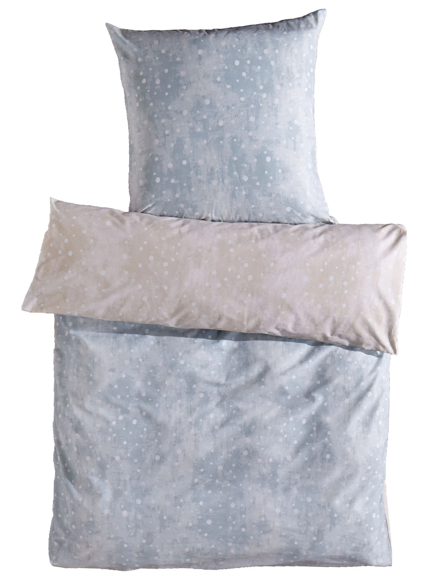 Bettwäsche, Creme/Hellblau – Bild 2