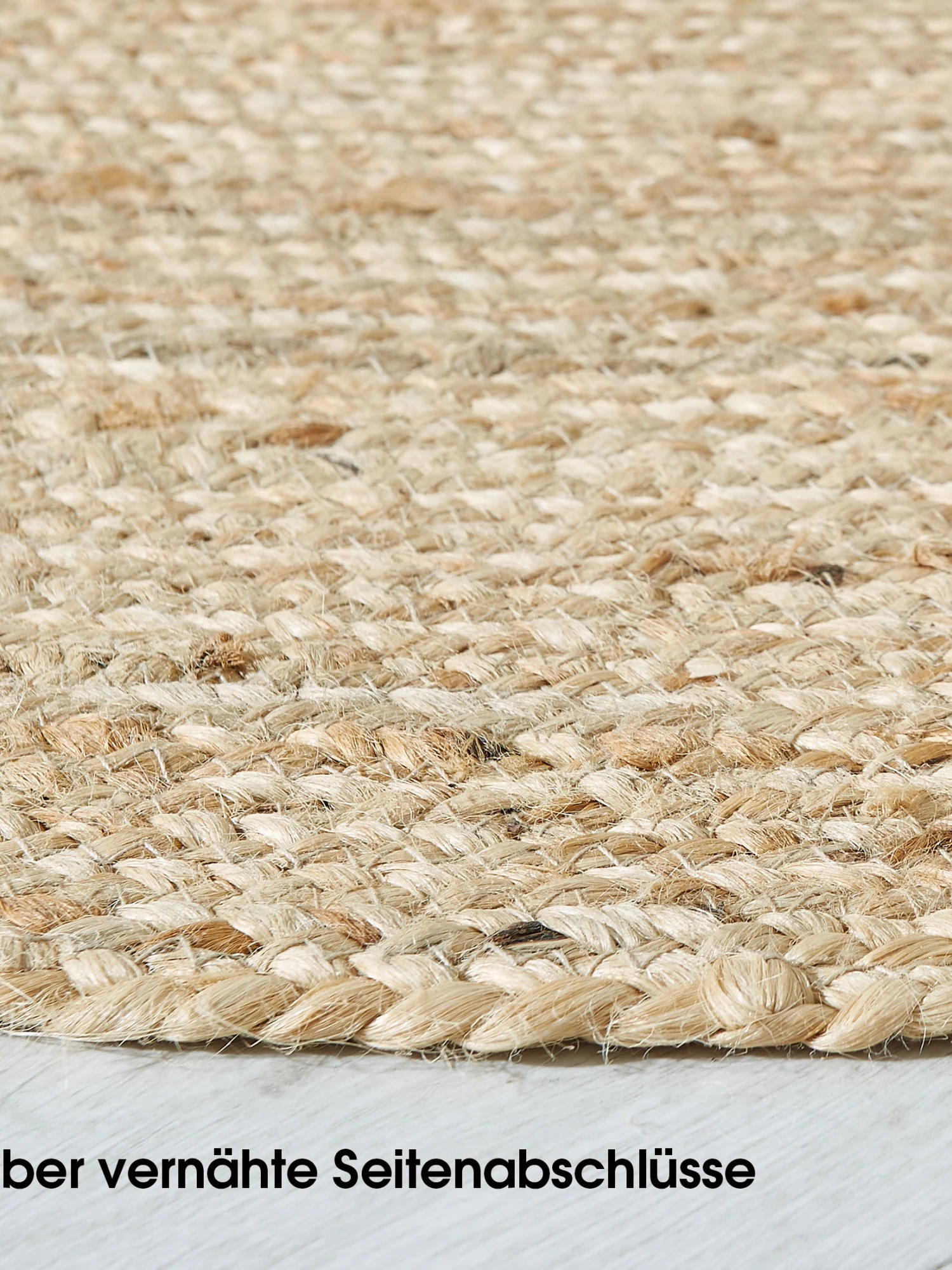 Jute-Teppich, Dunkelbeige – Bild 6