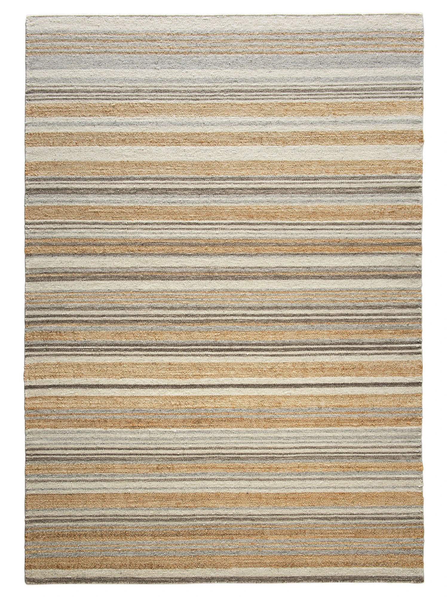 Baumwoll-Teppich, Sand Stripes – Bild 3