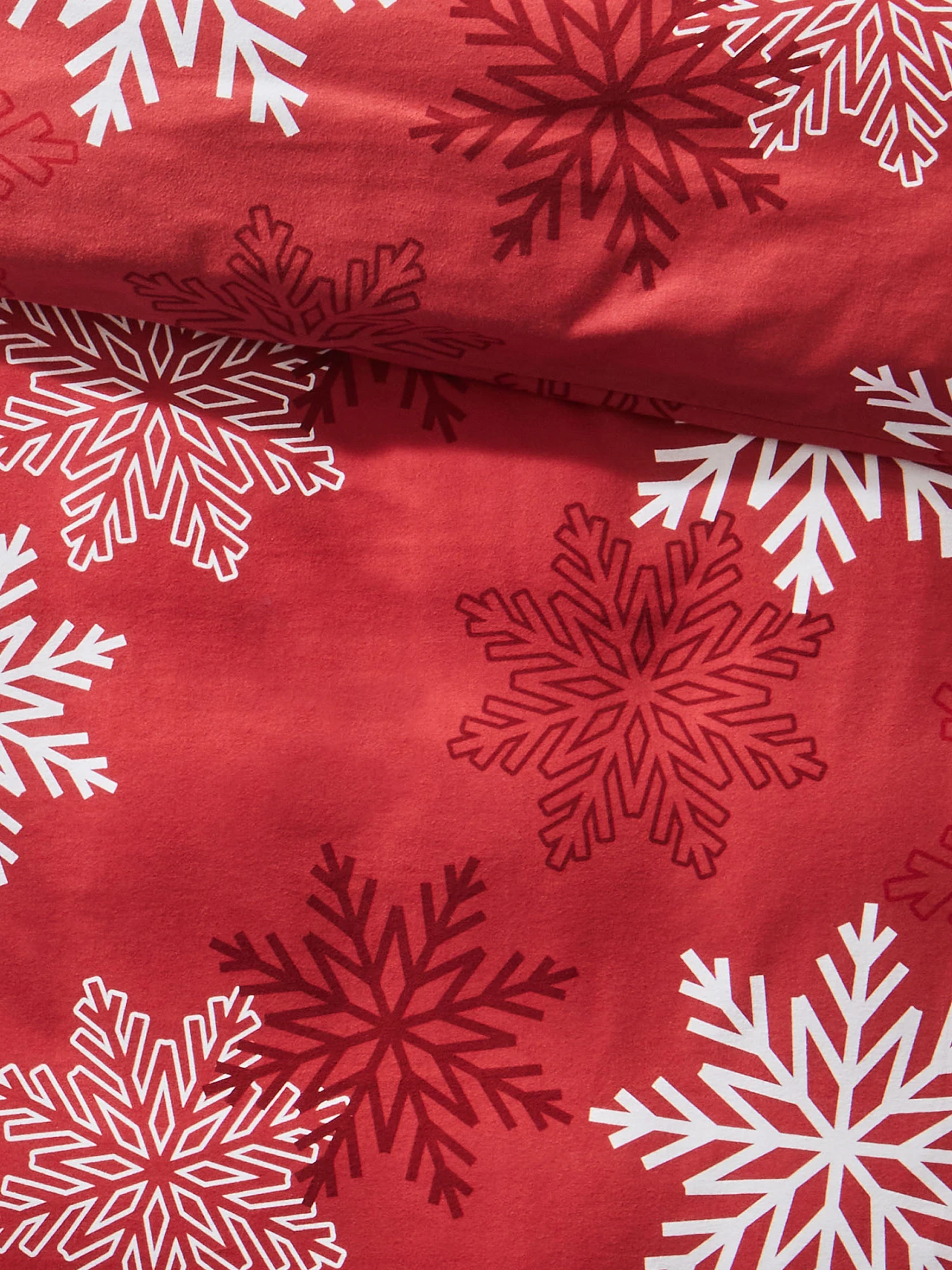 Flanell-Bettwäsche, Rot – Bild 3