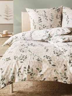 Renforcé-Bettwäsche, Grün