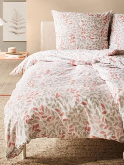 Renforcé-Bettwäsche, Altrosa