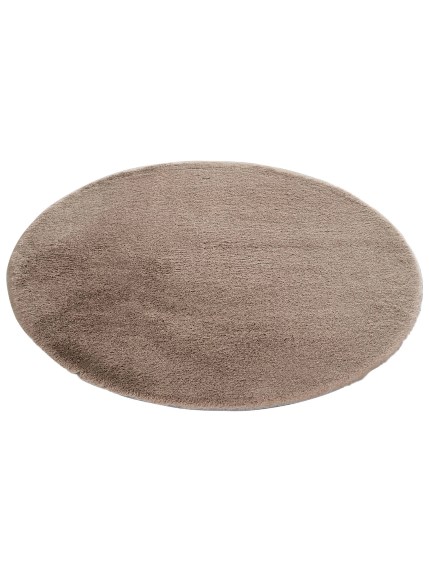 Kunstfell-Teppich, Cappuccino – Bild 3