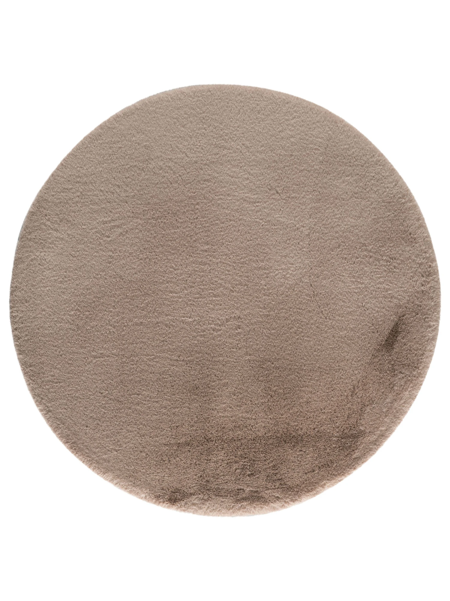 Kunstfell-Teppich, Cappuccino – Bild 2