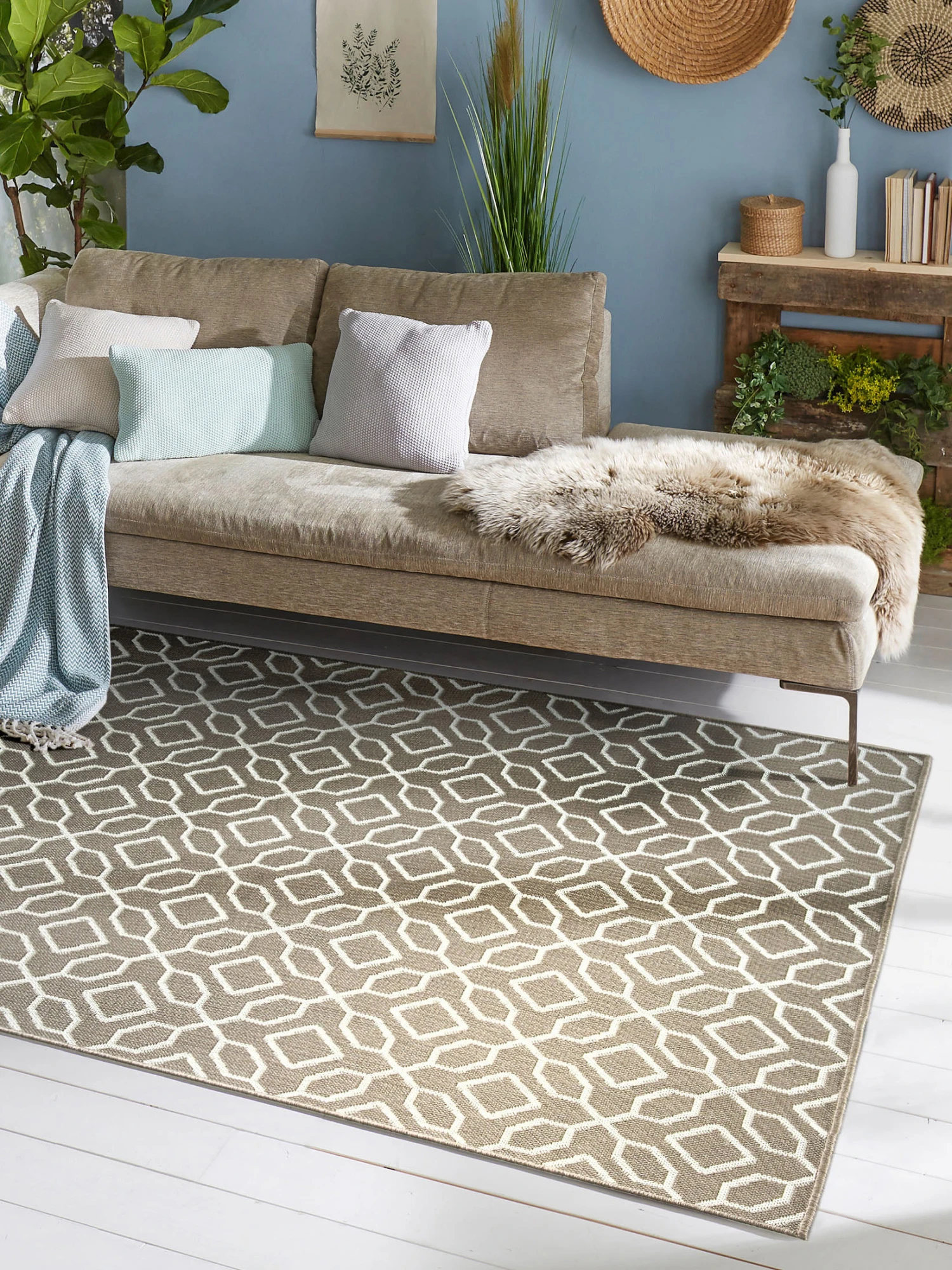 In-/Outdoor-Teppich, Sand – Bild 2