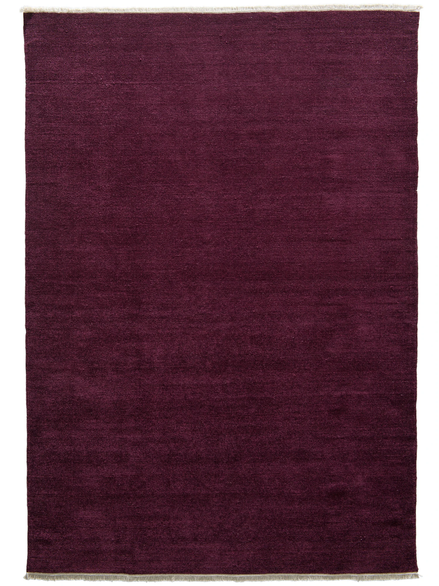 Flachgewebe-Teppich, Aubergine – Bild 2