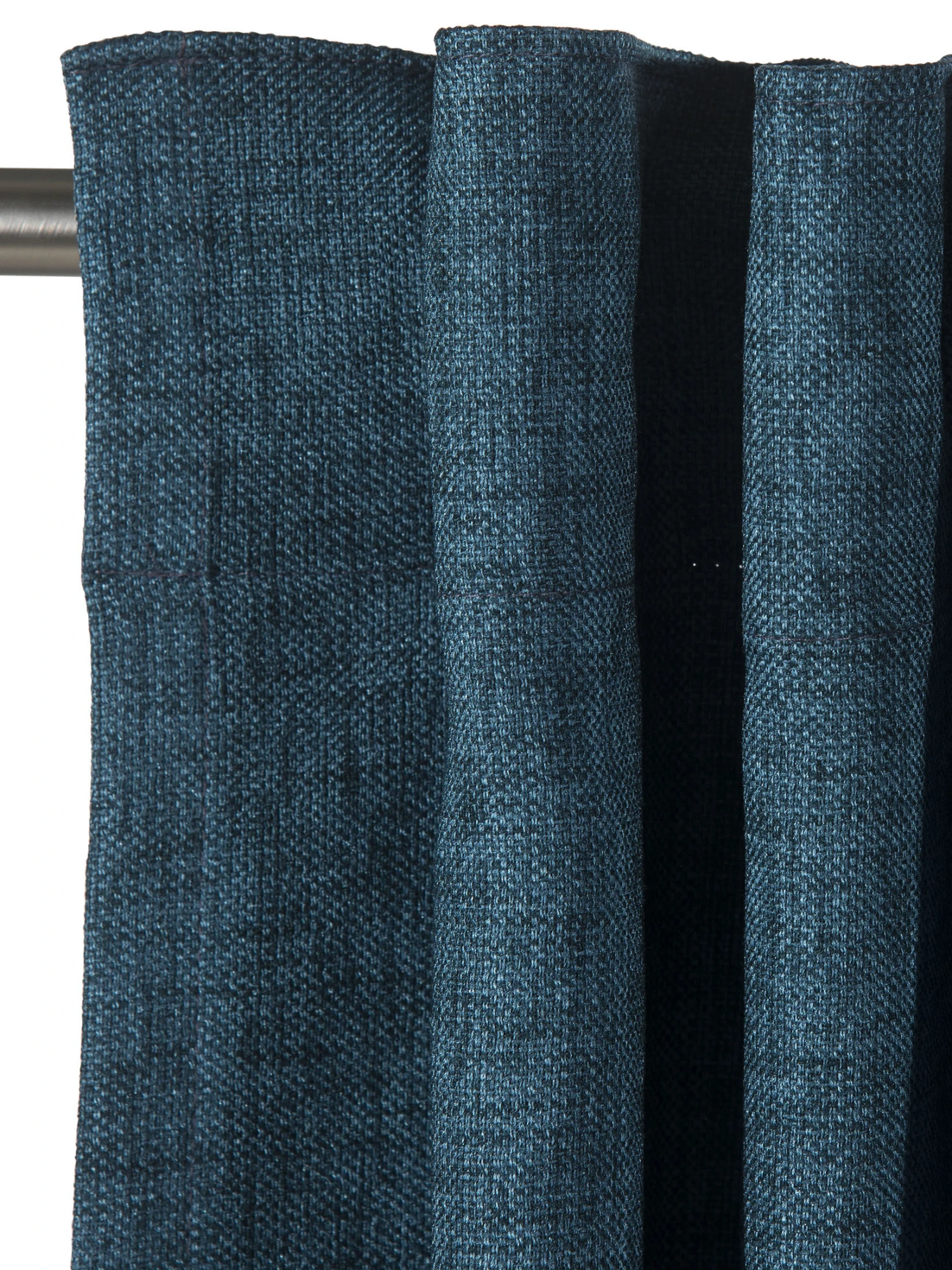 Vorhang Mit Gardinenband, Petrol – Bild 4