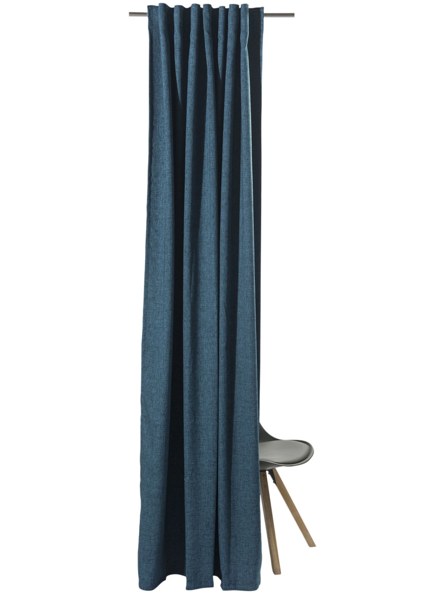 Vorhang Mit Gardinenband, Petrol – Bild 3