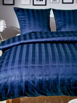 Satin-Bettwäsche, Marine