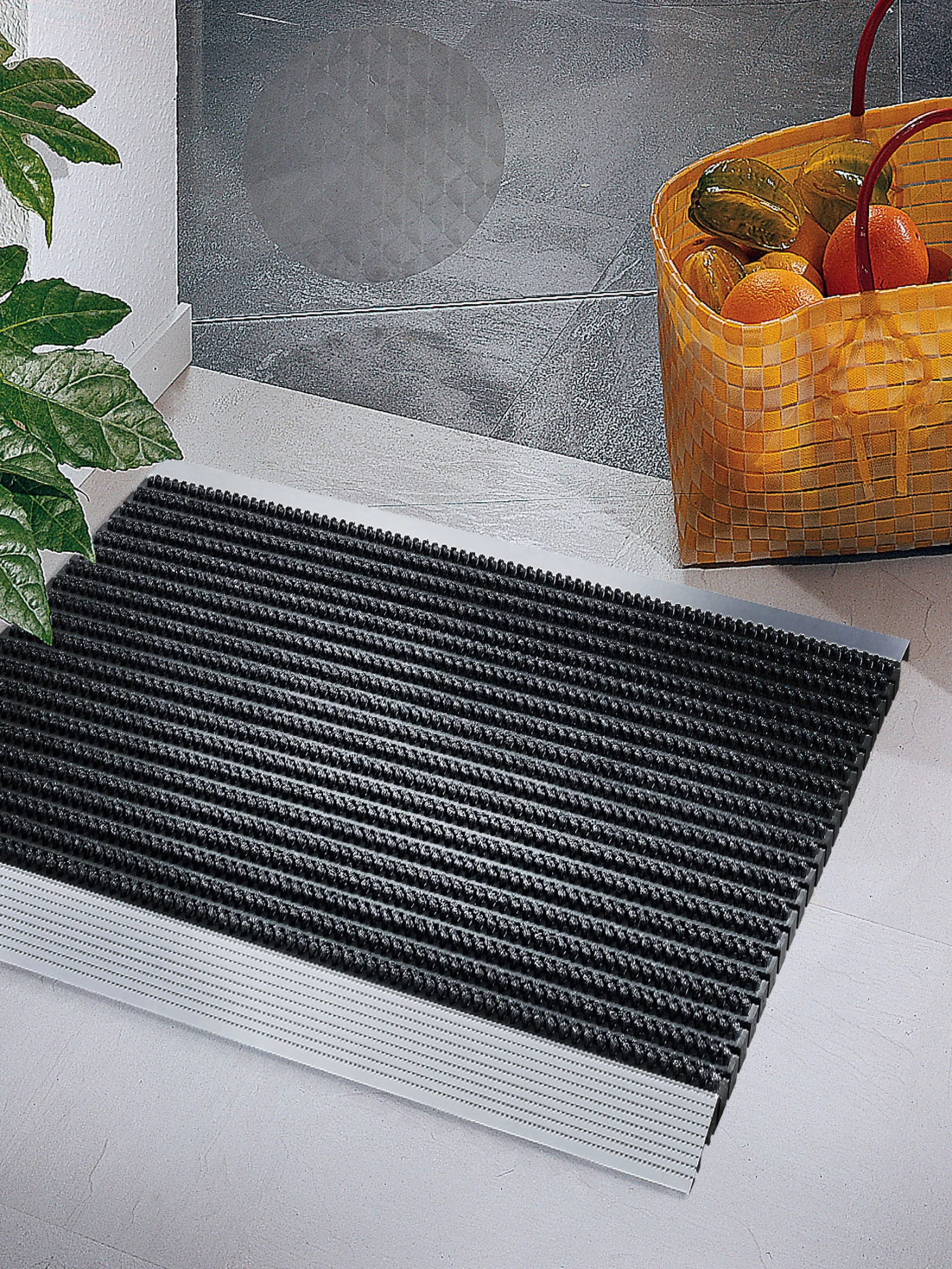 Fußmatte, Dunkelgrau