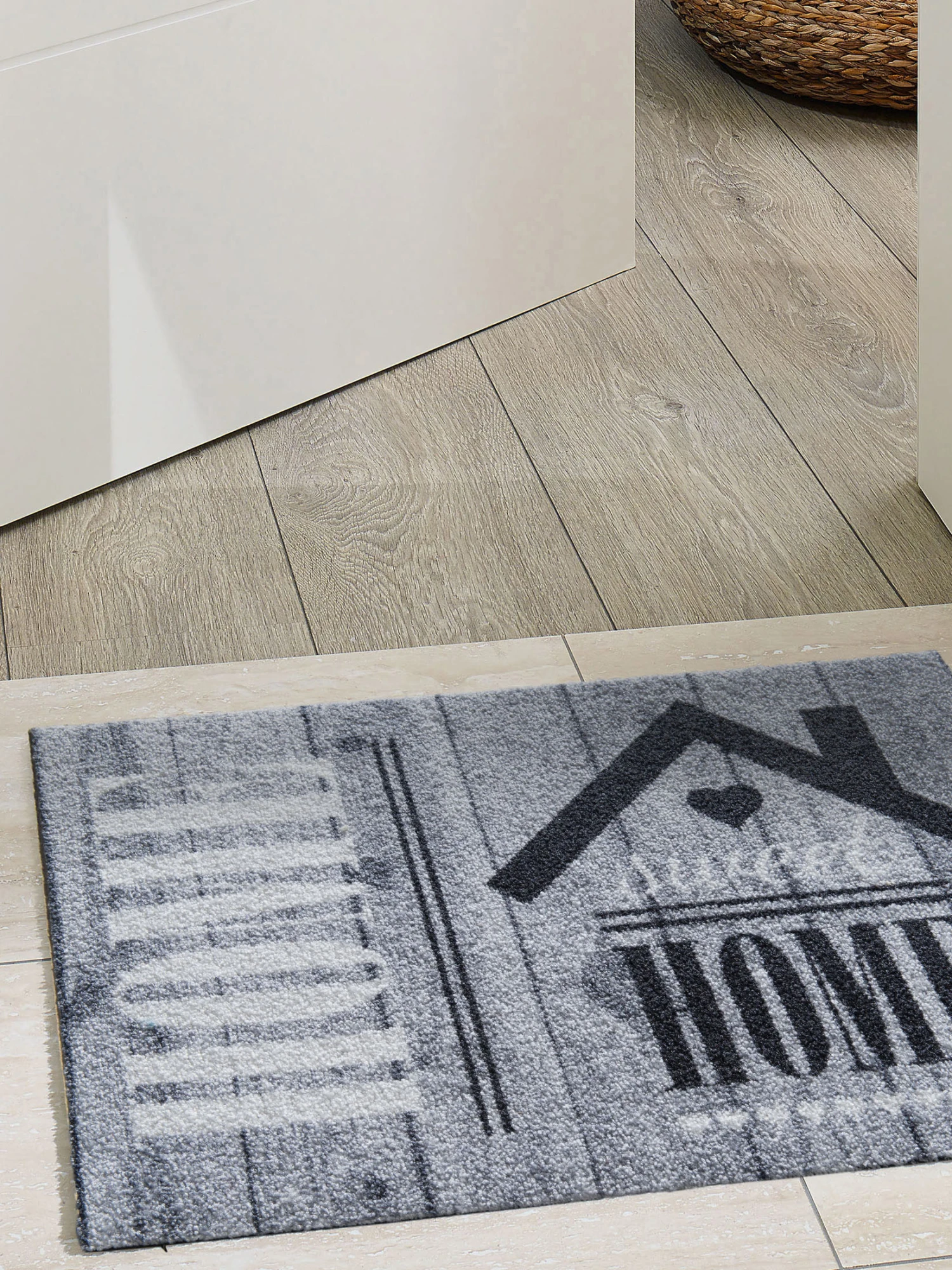 Sauberlaufmatte, Home Sweet Grey